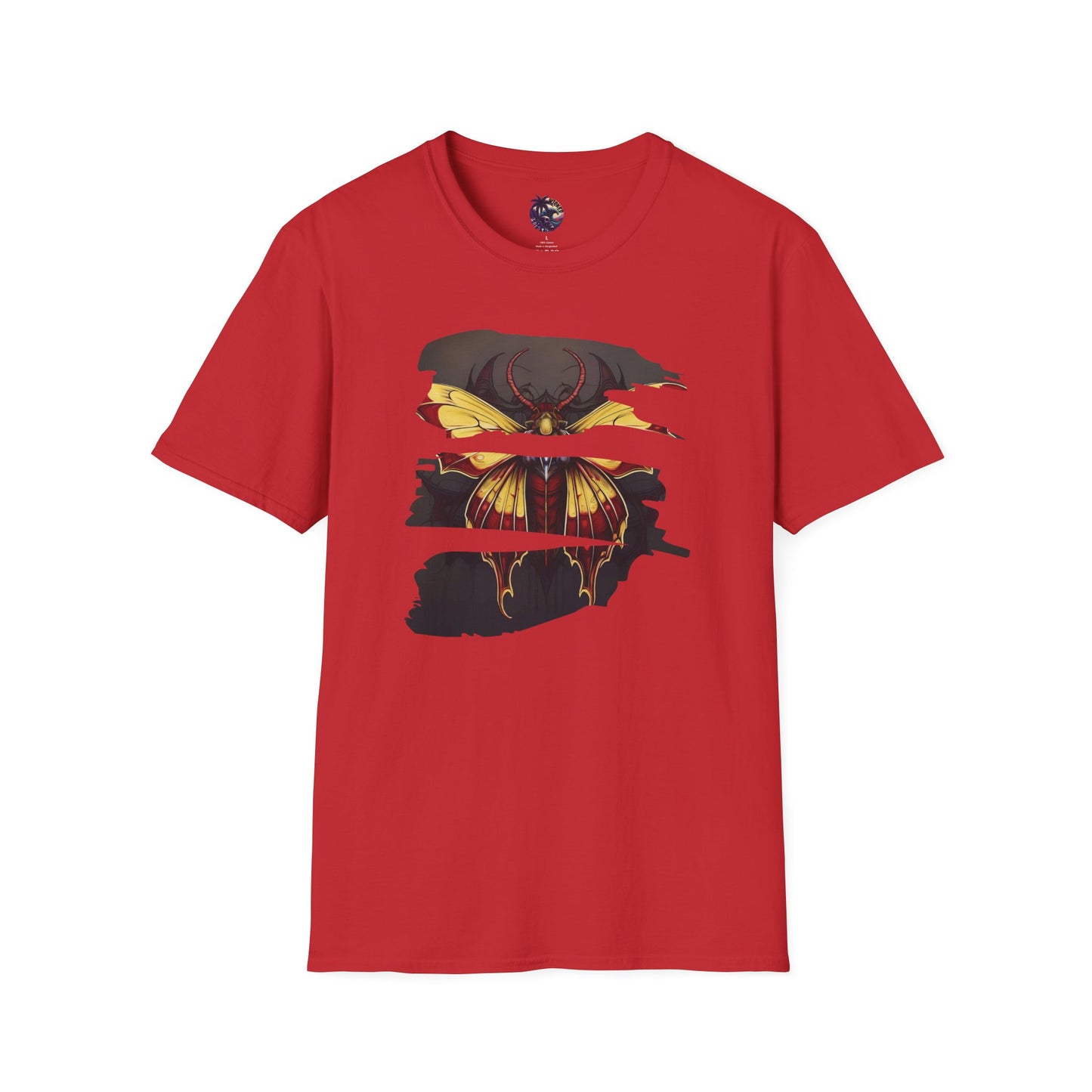 Moth - Red and Yellow  Unisex T-Shirt