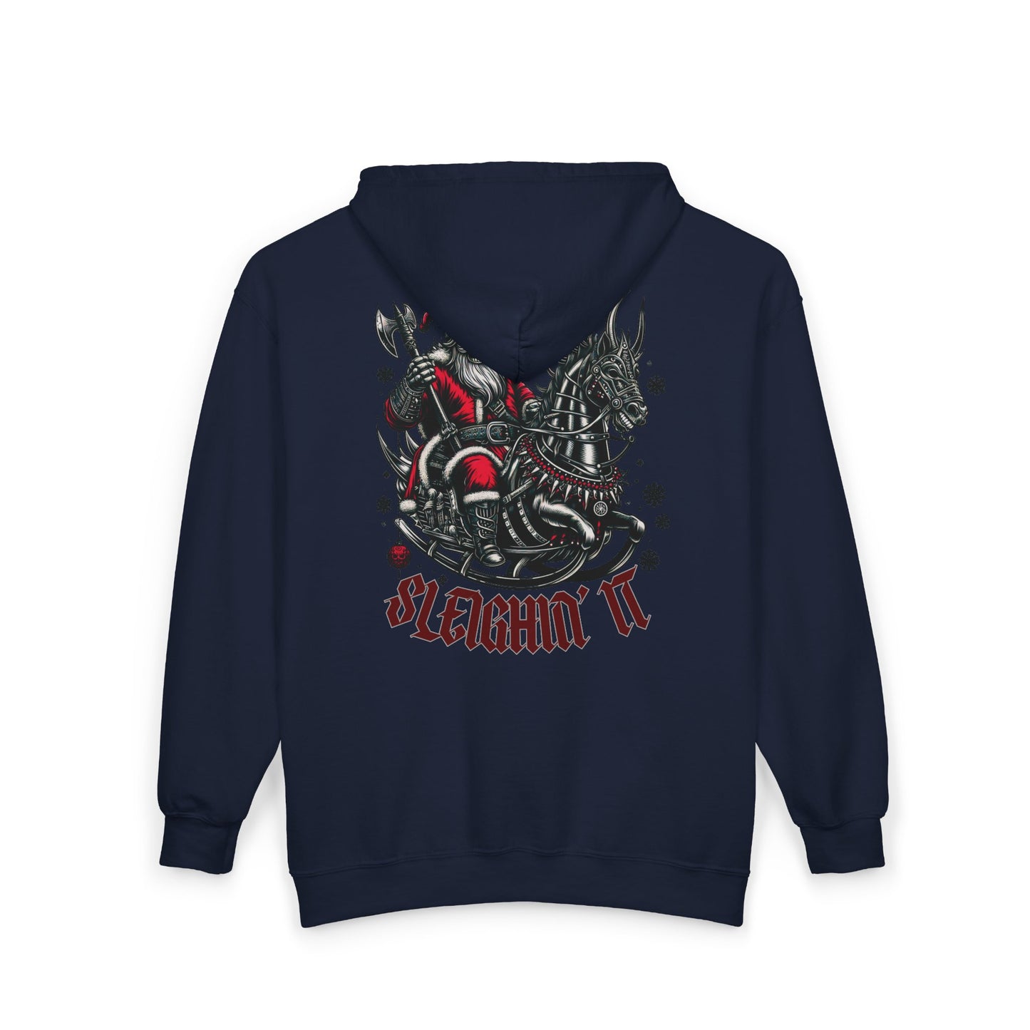 Goth Santa Unisex Zip-Up Hoodie